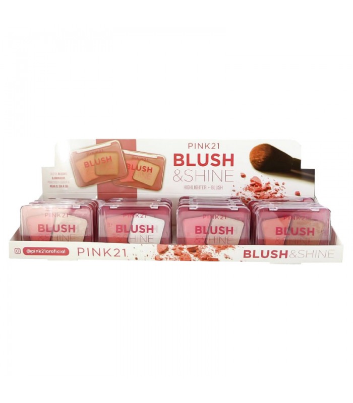 Blush Con Iluminador Pink 21 Cosmetic