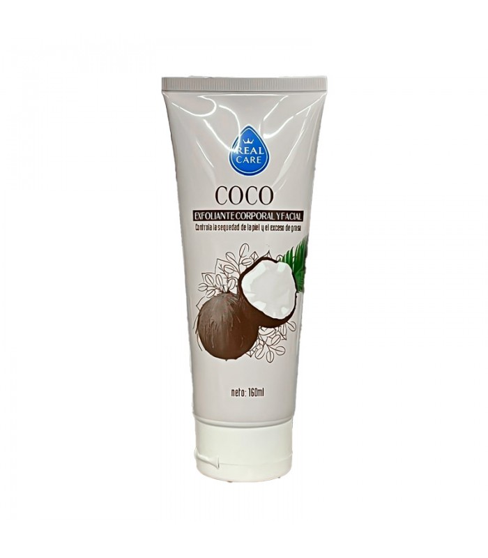 Exfoliante Corporal y Facial de Coco Real Care 160ML