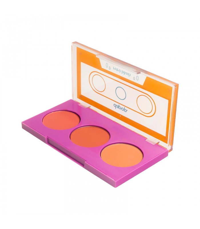 Paleta de Blush Retro 3 Tonos Dapop