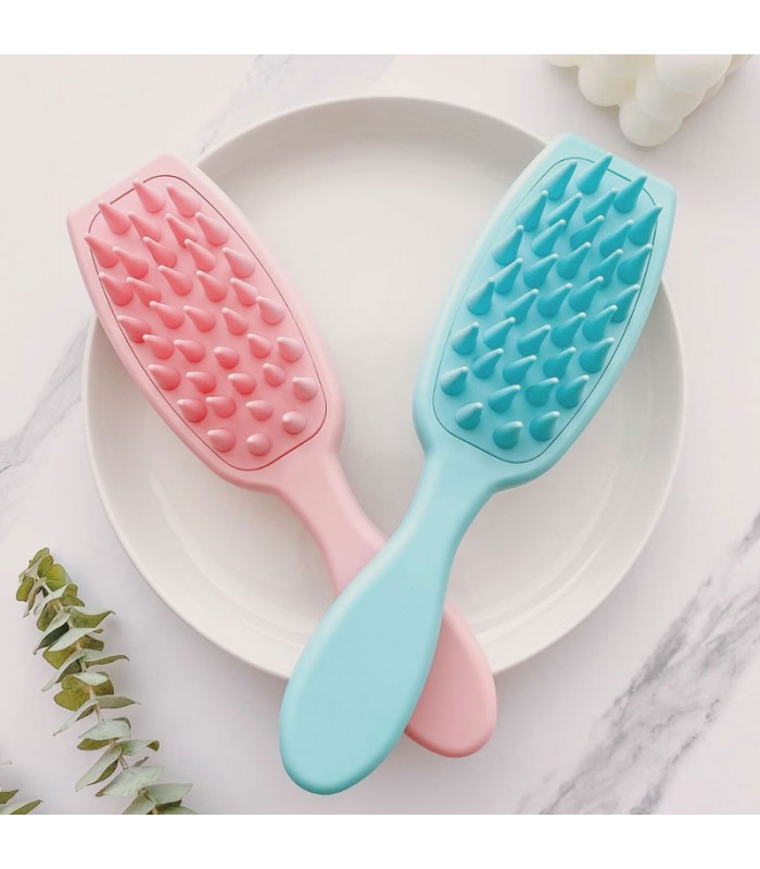 Peine Masajeador Capilar de Silicona