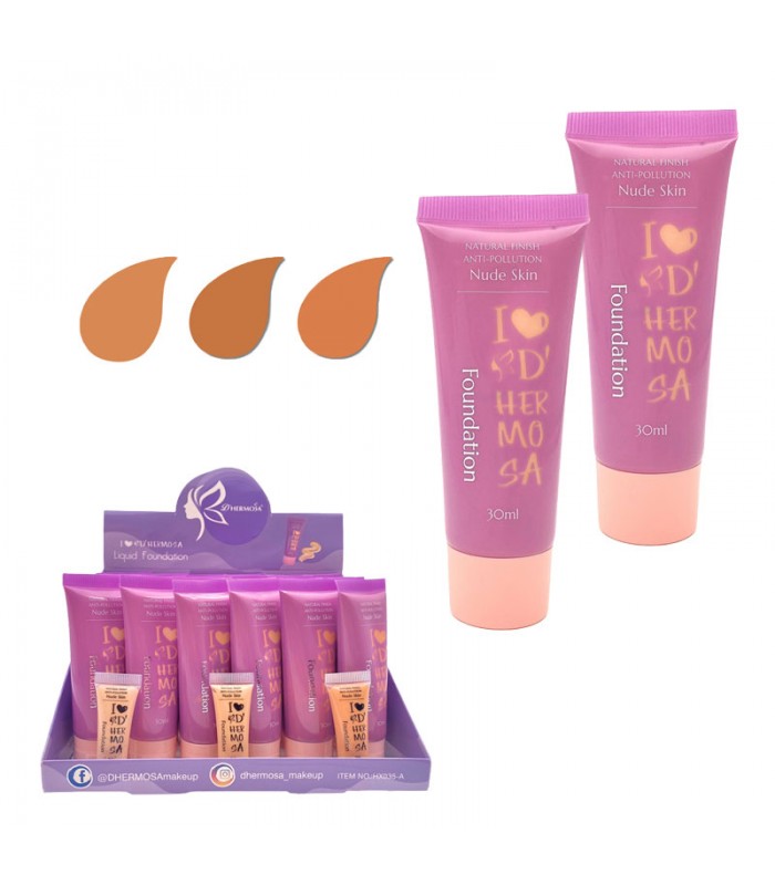 Base Liquida Nude Skin Dhermosa 30ML