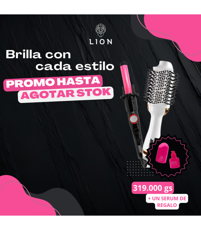 Kit Cepillo Secador & Ondulador + Regalo