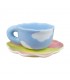 Taza de Ceramica con Plato 200ml