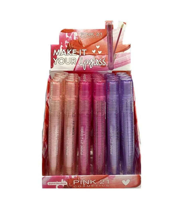 Lip Gloss Hidratante Pink 21
