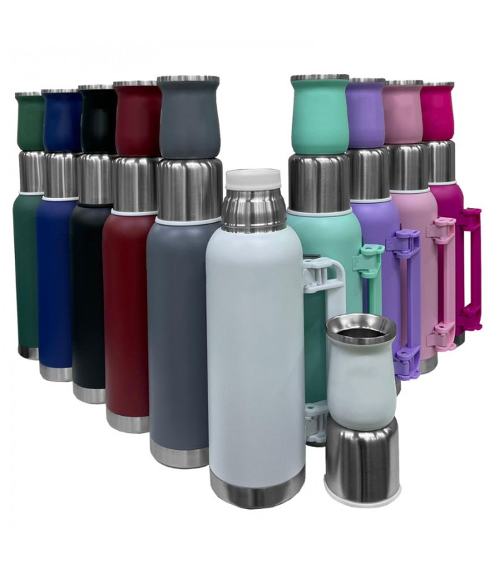 Kit Matero de Termo 1Lt con Guampa 160ml