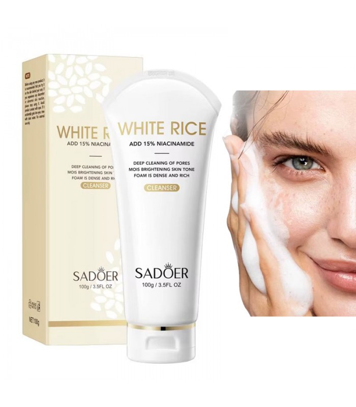 Limpiador de Arroz con Niacinamida 15% Sadoer