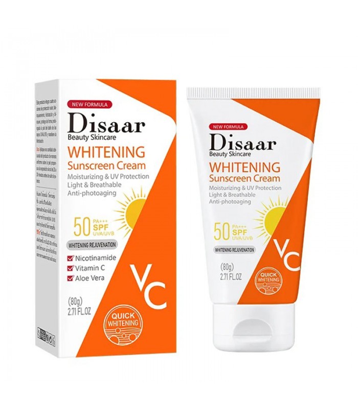 Protector Solar SPF50++ Blanqueador con VC Disaar