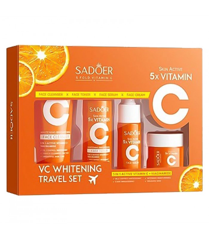 Kit de Viaje Para Limpieza Facial con Vitamina C