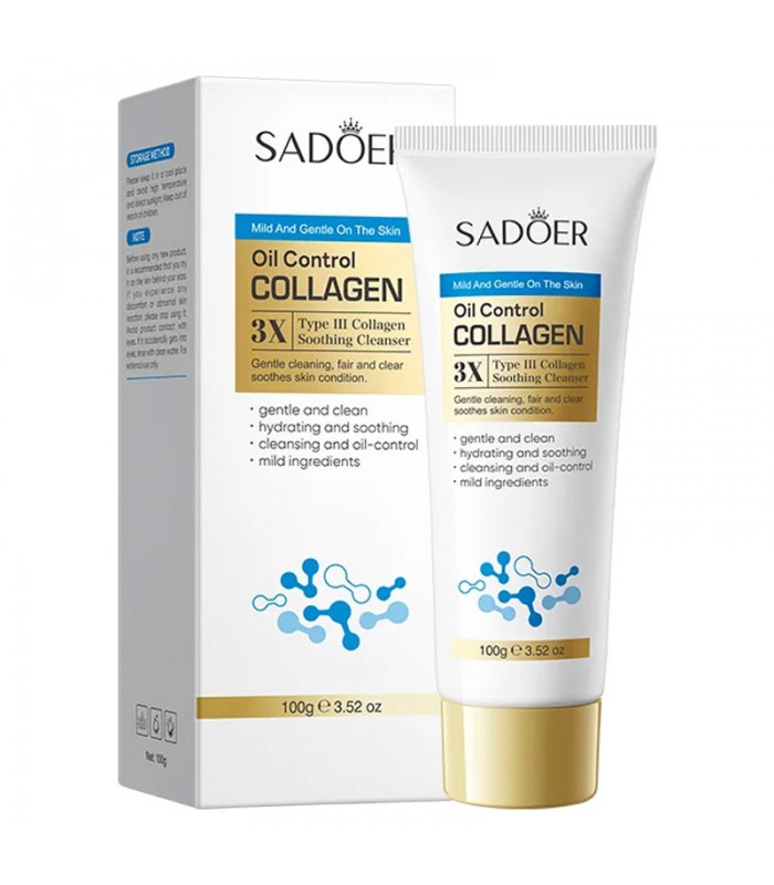 Limpiador Facial de Colageno 3X Sadoer