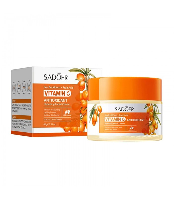 Crema Facial Antioxidante de Vitamina C Sadoer