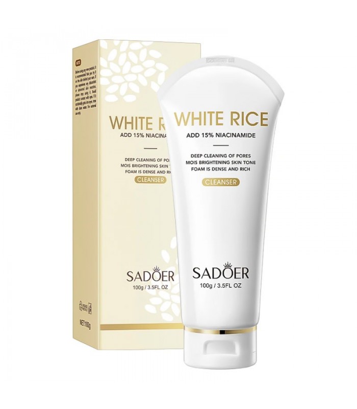 Limpiador de Arroz con Niacinamida 15% Sadoer