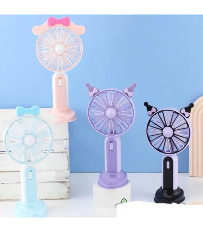 Mini Ventilador con Luz Sanrio - Variado
