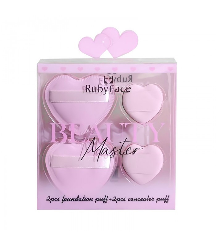 Kit de Borlas Para Maquillaje 4 Piezas