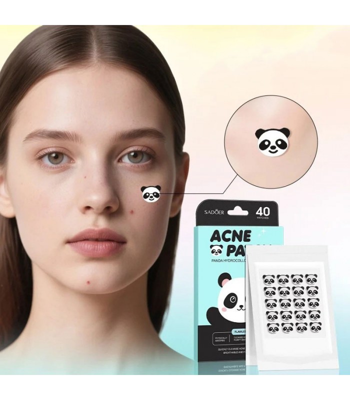 Parche Para Acne 40 Unidades de Panda