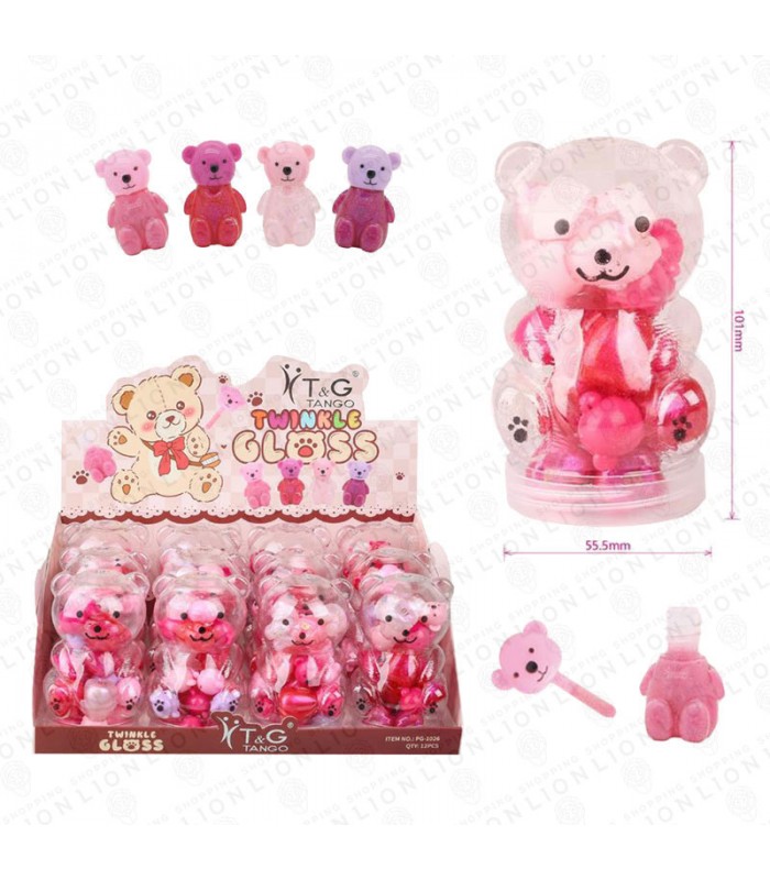Set de Lip Gloss Twinkle 10 Piezas de Osito