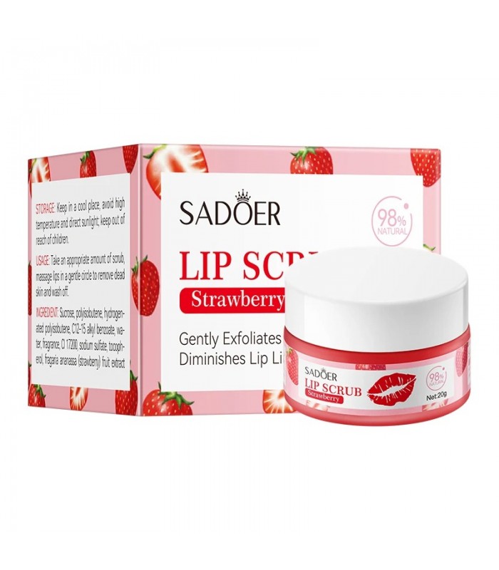 Exfoliante Labial de Frutilla
