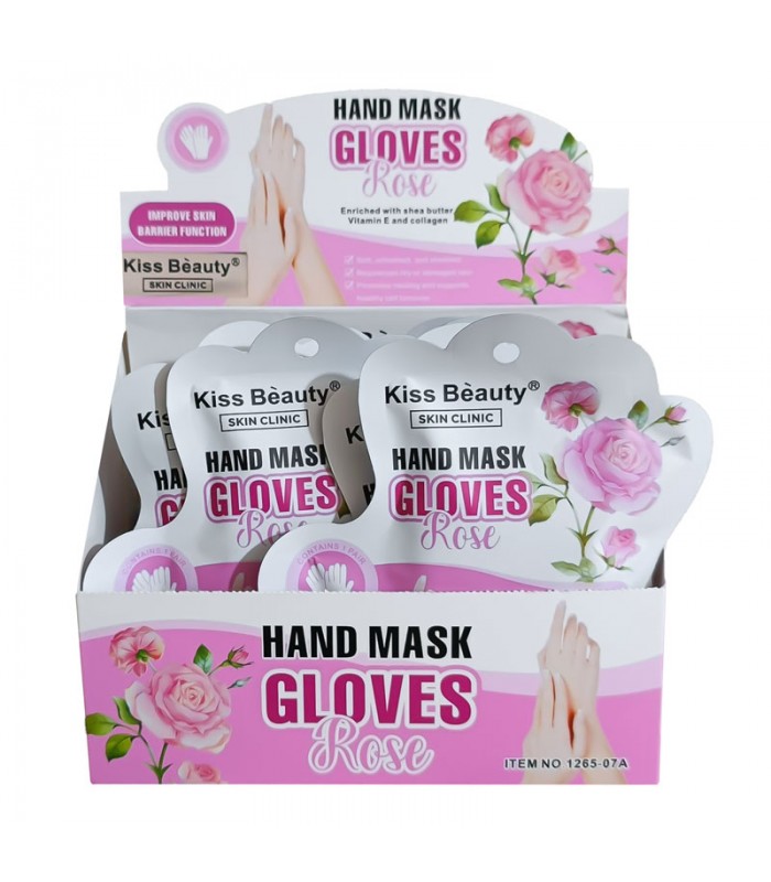 Mascarilla Hidratante de Rosas Para Manos