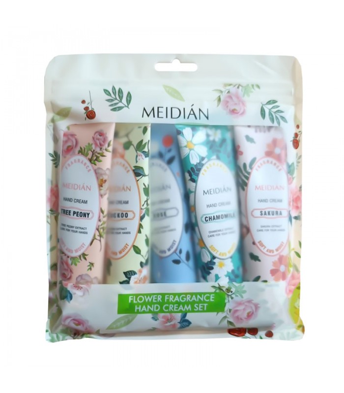 Kit de Crema de Manos Aroma Floral 5 Unidades