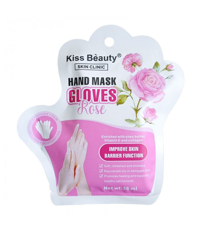 Mascarilla Hidratante de Rosas Para Manos