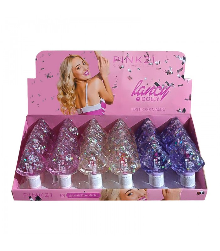Lip Gloss Magic Lancy Dolly Pink 21
