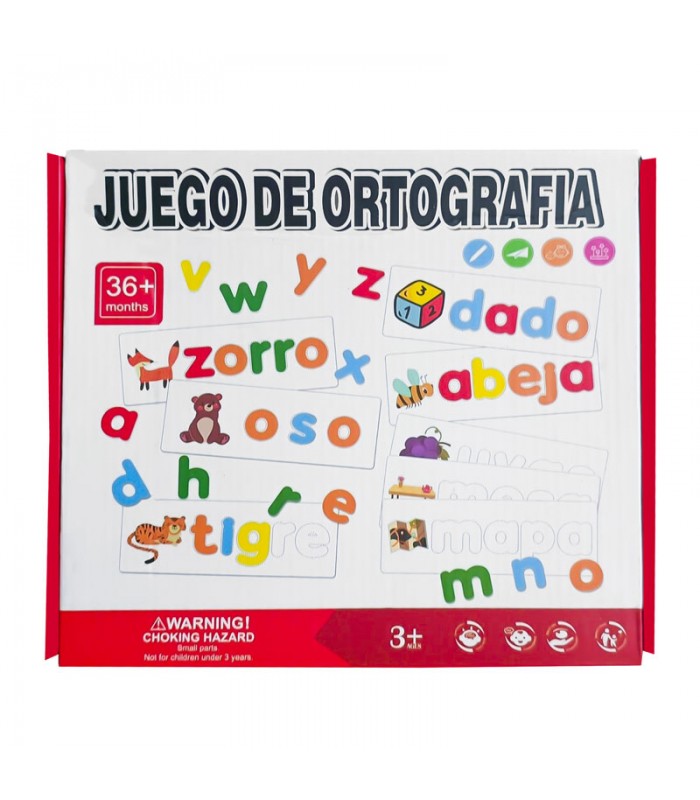 Juego de Ortografia Tarjetero Didactico