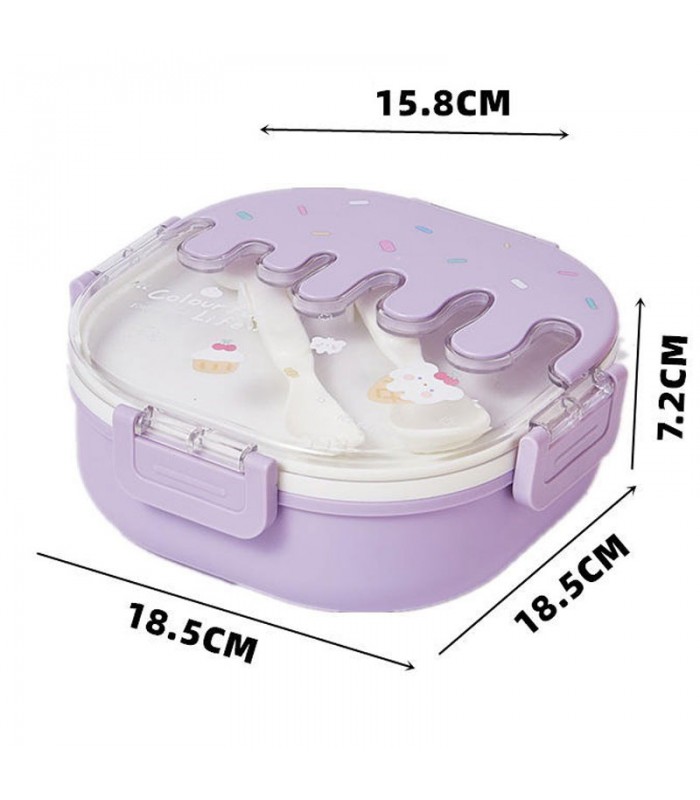 Marmita con Divisorias & Cubiertos
