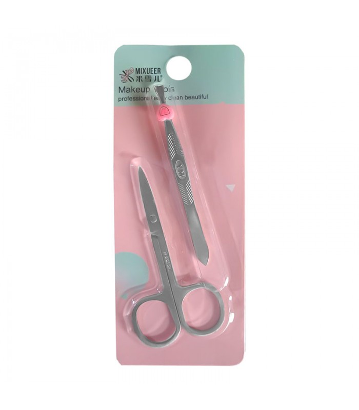Pinza de Cejas + Tijera Mixueer