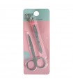 Pinza de Cejas + Tijera Mixueer