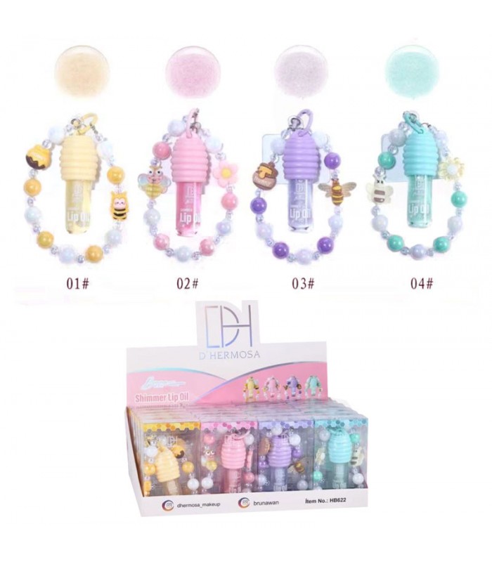 Lip Oil con Llavero Dhermosa x Bruna Wan