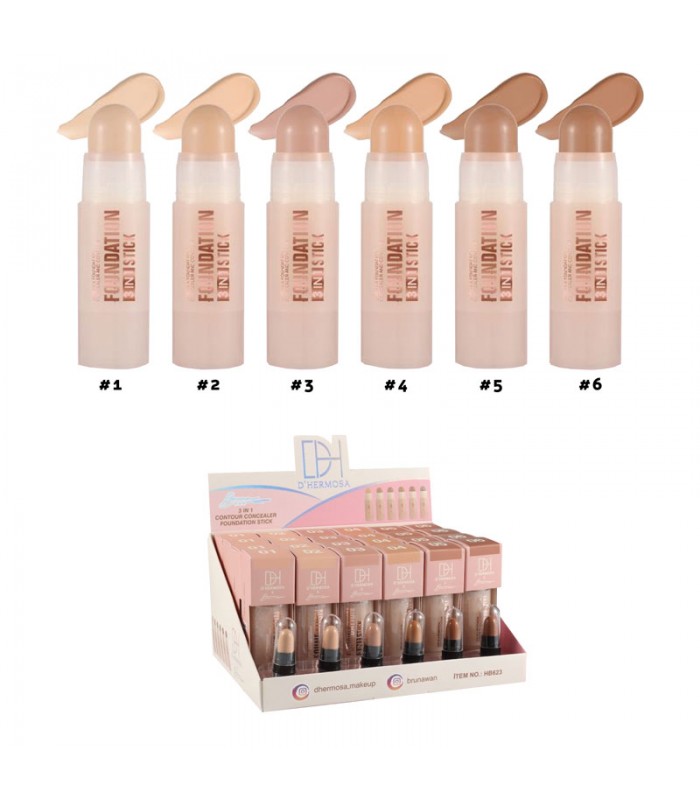 Base Contorno & Corrector 3EN1 Dhermosa x Bruna Wan