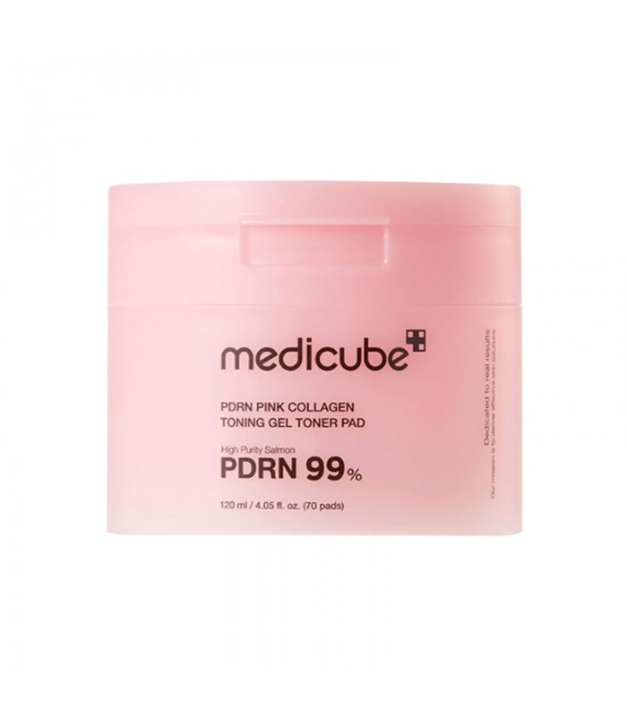 MEDICUBE PDRN Pink Collagen Toning Gel Toner Pad 70 Pads