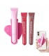 Set 3 Lip Glow Gloss Dhermosa x Bruna Wan | Brillo Hidratante + Porta Gloss Adhesivo