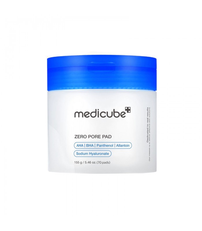 MEDICUBE Zero Pore Pad 2.0 70 Pads – Exfoliantes AHA BHA para poros y sebo