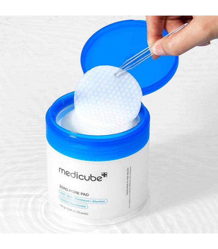 MEDICUBE Zero Pore Pad 2.0 70 Pads – Exfoliantes AHA BHA para poros y sebo