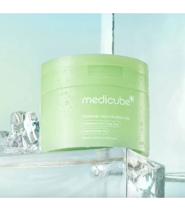 MEDICUBE Exosome Cica Calming Pad 100 pads | Pads Tonicos Soothing con Exosomas Cica y Niacinamida