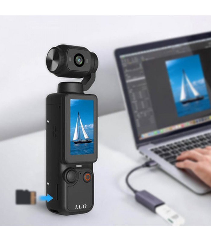 Tripode con Camara Digital Portatil de Pantalla Giratoria (SIN SD)