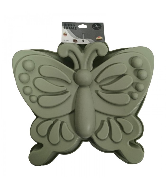 Molde de Silicona Mariposa Geometrica 3D para Reposteria