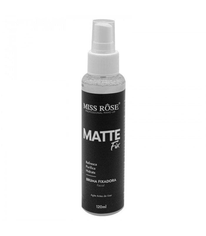Fijador de Maquillaje Bruma Facial Matte Fix Miss Rose de 120ml