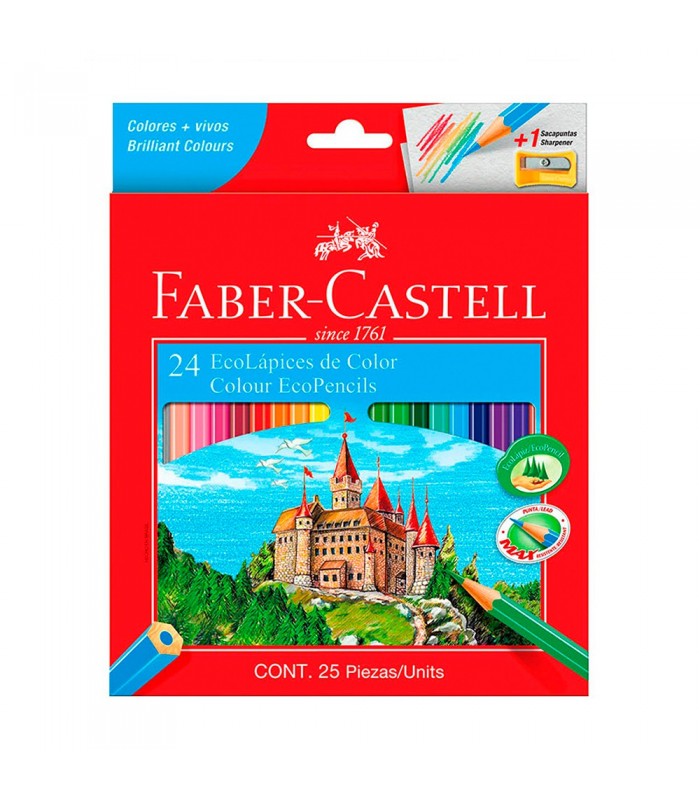 Calumnia lanzadera cómo Lapiz de Color Faber Castell 24 Piezas