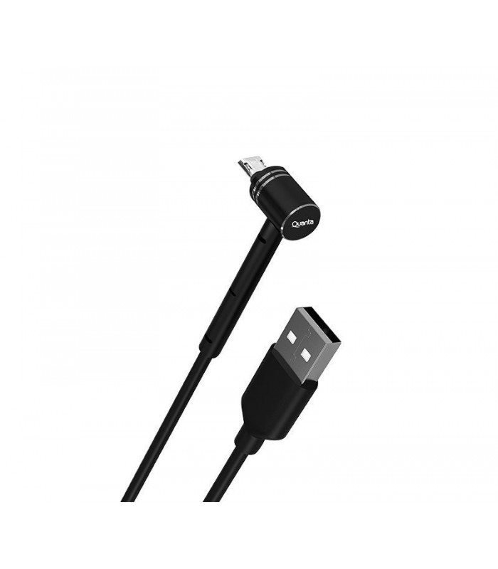 Cable USB Quanta Tipo Micro USB 90º