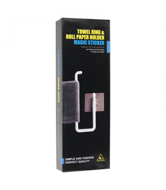 Soporte de Toalla Multifuncional Magic Sticker Adhesivo