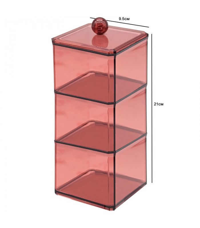 Organizador Multifuncional De Acrilico 21cm - COLORIDO