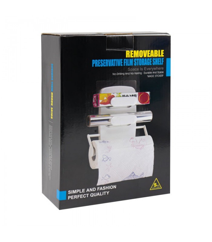 Soporte Organizador De Papel De Cocina Removible