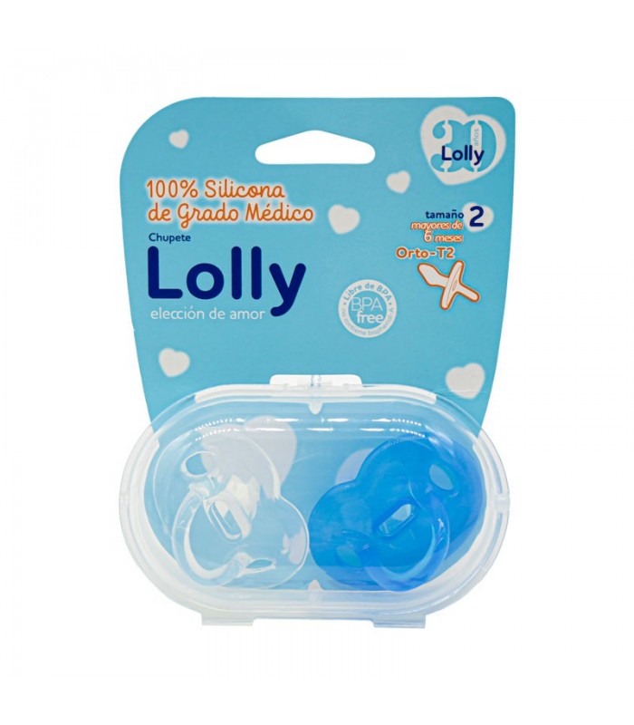 Chupete Lolly Tetina Orto T2 Silicona