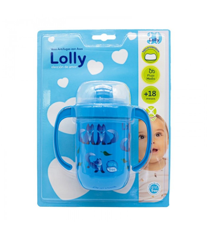 Vaso Entrenador Lolly Antifugas Con Asa 250ml