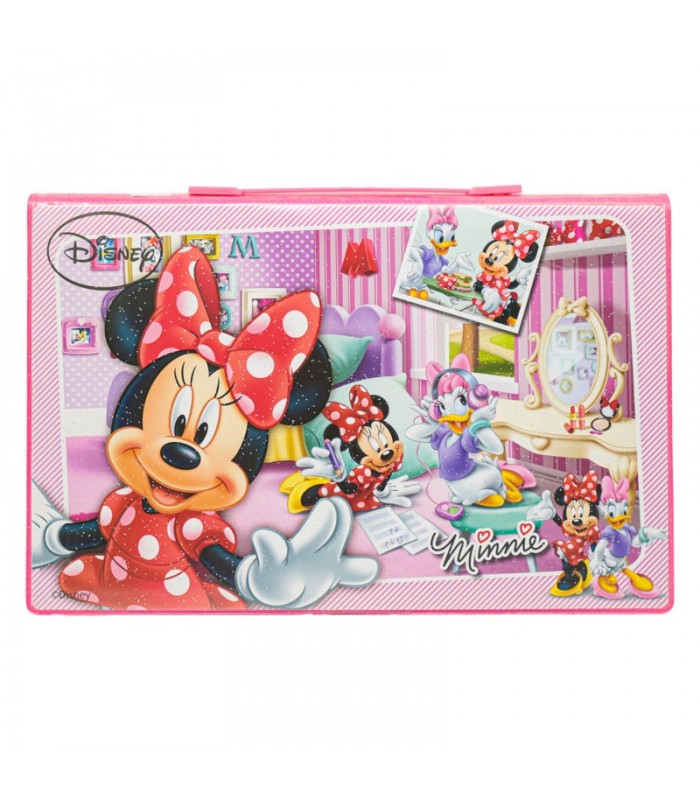 Estuche escolar Minnie Mouse y Daisy, con Cremallera con Asa. Diseño  Infantil, con estilo Tropical - Hogar y Más