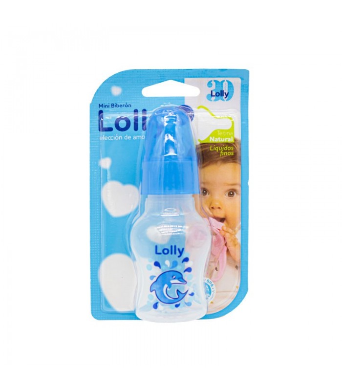 Mini Biberon Lolly Tetina Natural Silicona