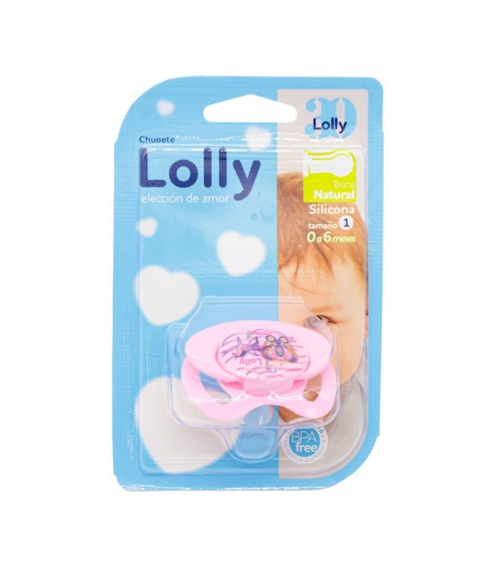 Chupete Lolly Tetina Natural Silicona Tamaño 1
